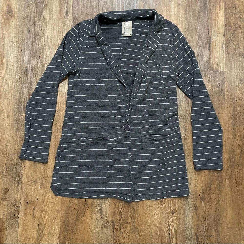Dolan Left Coast Striped Button Cardigan Anthropologie Women's Medium Jersey